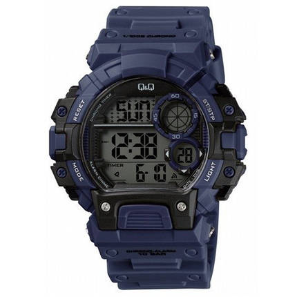 Чоловічий годинник Q&Q M144J011Y Темно-синій, фото 2