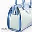 Сумка каркасна жіноча з екошкіри Betty Pretty різнобарвна 812P4SKYGRYBLUE, фото 2