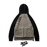 Толстовка чоловіча хайпова унісекс Skatepark Скайпарк чорний Київ, фото 2