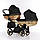 Коляска для двійнят Junama Diamond Mirror Satin Duo 03 Gold, фото 3