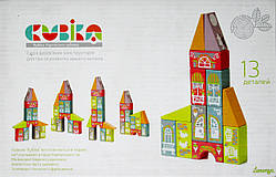 Кубики дерев'яні Казкове місто LKM-1