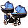 Коляска для двійнят Junama Diamond Fluo Line (Fluido) Duo Slim 01 Blue, фото 3