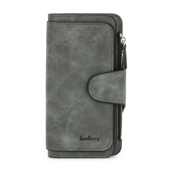 Жіночий клатч портмоне Baellerry Forever 2345 темно-сірий 176941, фото 1