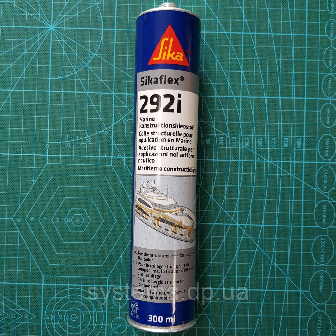 Sikaflex®-292i i-Cure®, ноая формула - Клей для морських застосувань, білий, 300 мл