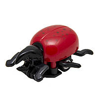 Игрушка заводная - жук Aohua, 6x4,5x3 см, красный с точками, пластик (8052A-3-3)