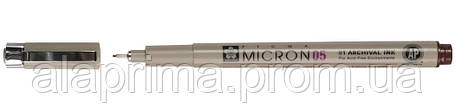 Лінер PIGMA Micron (0.5), 0,45 мм Коричневий, Sakura, фото 2