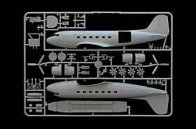 C-47 SKYTRAIN. Збірна модель літака в масштабі 1/72. ITALERI 127, фото 4