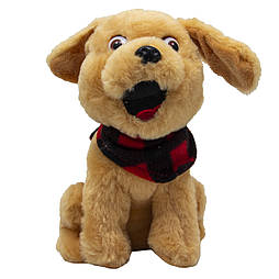 М'яка іграшка - щеня, 21 см, золотистий, поліестер (M1622221-2)