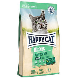 Корм Happy Cat Minkas Perfect Mix Хеппі Кет з птицею, ягням та рибою для дорослих котів 1,5 кг