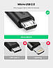Кабель-Адаптер Ugreen Micro USB OTG круглий 12СМ (US133), фото 4