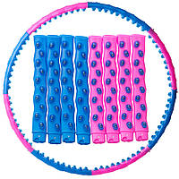 Обруч масажний Hula Hoop DOUBLE GRACE MAGNETIC JS-6008