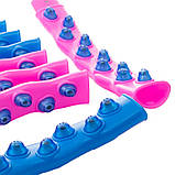 Обруч масажний Hula Hoop DOUBLE GRACE MAGNETIC JS-6008, фото 4