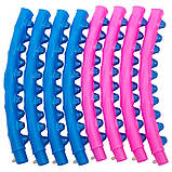 Обруч масажний Hula Hoop DOUBLE GRACE MAGNETIC JS-6008, фото 5