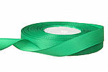 Репсова стрічка 1.2 см колір оливковий 18 м, фото 2