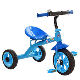 Дитячий триколісний велосипед Profi Kids M 3252 зелений, синій та червоний