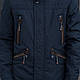 Чоловіча демісезонна куртка, темно-синього кольору - фото 8 - id-p245043503