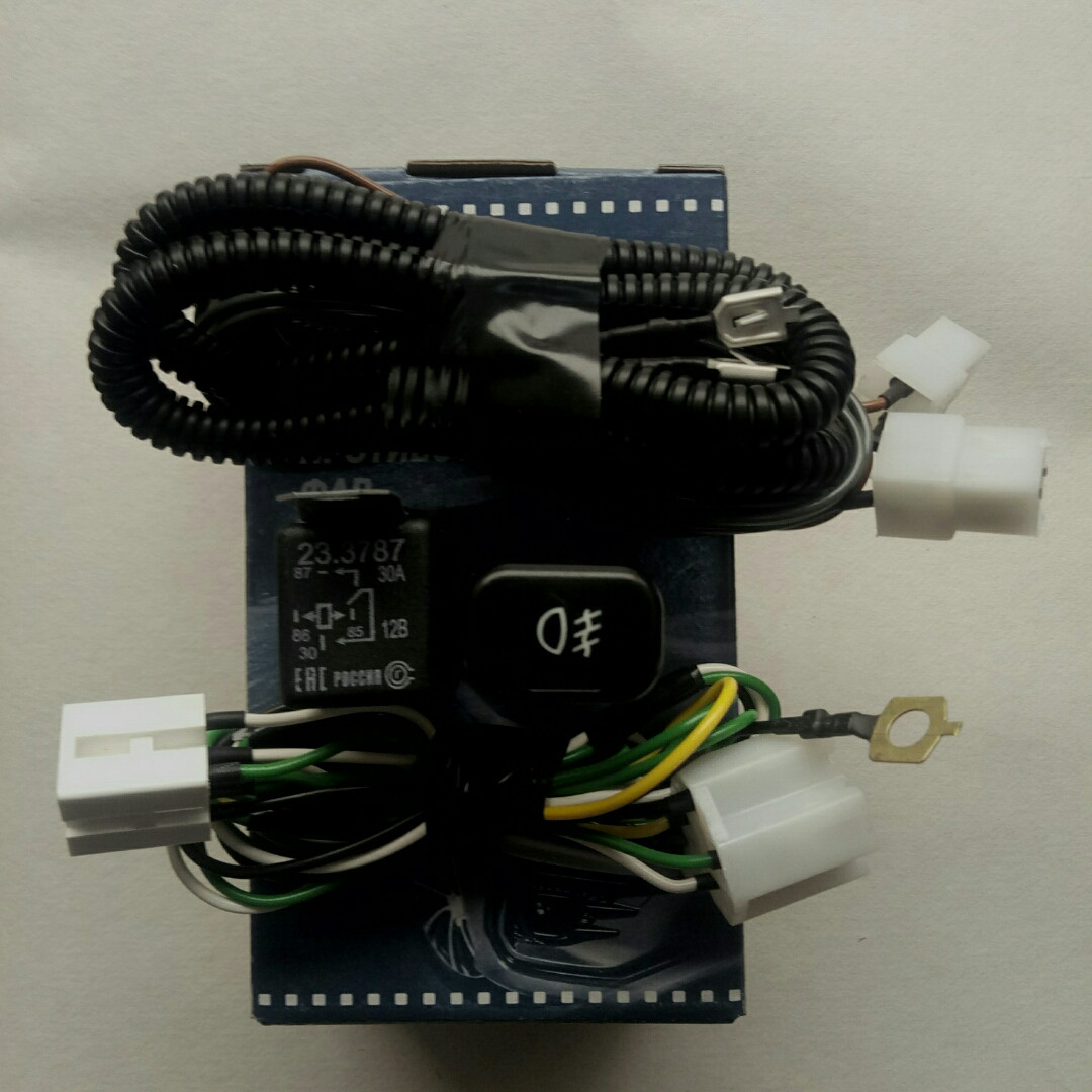 Проводка ПТФ протитуманних фар ВАЗ 2110 євро панель комплект, фото 1