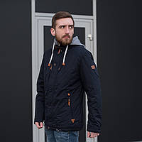 Чоловіча демісезонна куртка, темно-синього кольору