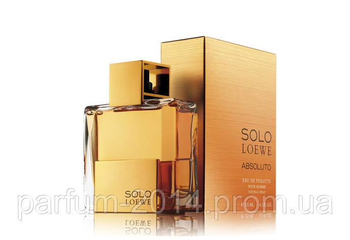 Мужская туалетная вода Loewe Solo Loewe Absoluto лев соло абсолют (лиц) парфюм аромат духи одеколон запах, фото 2