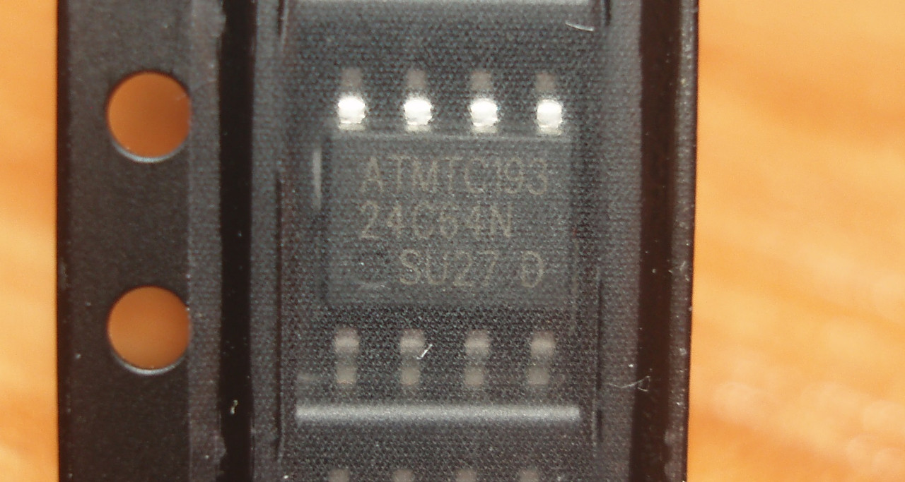 Пам'ять EEPROM 24C64 64K SOP8 smd (860 ATMTC193 24C64N SU27 D AT24C64N AT24N64) 2-Wire Serial EEPROM