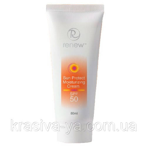 Сонцезахисний зволожуючий крем з spf 50 Sun Protect Moisturizing Cream SPF 50, 80 мл