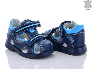 Ортопедичні сандалі літні на хлопчика Clibee AB10 Шкіра розміри 21, 26 ТОП Продаж!