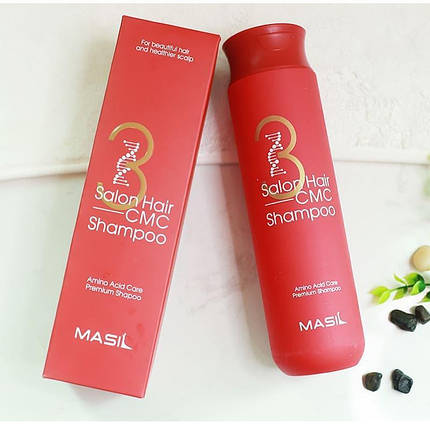 Відновлювальний шампунь з амінокислотним комплексом MASIL 3 Salon Hair CMC Shampoo 300 мл, фото 3