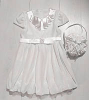 Плаття дитяче ошатне для дівчинки з коротким рукавом, із сумочкою, OnderTekstil (розмір 92)