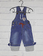 Комбинезон джинсовый для девочки,Overdo (размер 1(86))