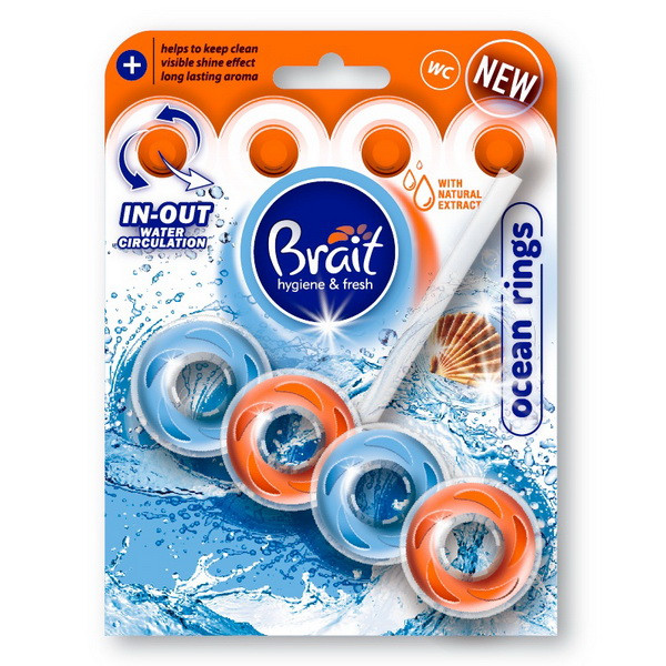 Туалетний блок Brait Ocean Rings, 40 г