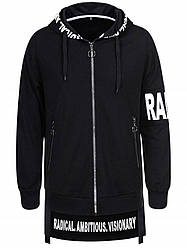 Кофта чоловіча спортивна демісезонна з капюшоном на блискавці, Glos