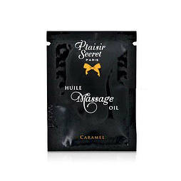 Пробник масажного масла Plaisirs Secrets Caramel (3 мл) 777Store.com.ua