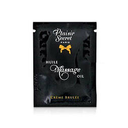 Пробник масажного масла Plaisirs Secrets Creme Brulee (3 мл) 777Store.com.ua