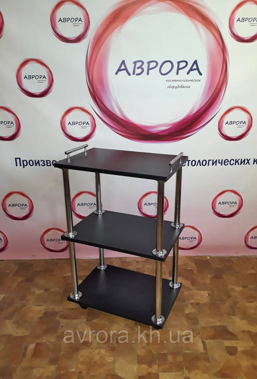 Косметологічна / перукарня етажерка, візок з ручками, фото 1