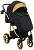 Коляска 2 в 1 Adamex Barcelona Polar Gold BR619, фото 7