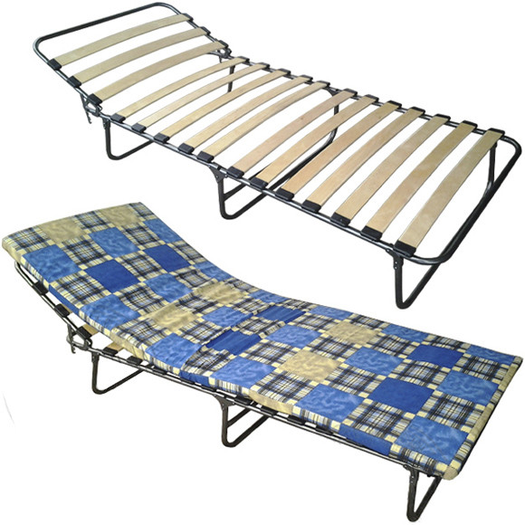 Розкладачка «Нова» на ламелях, з регульованим підголовником.