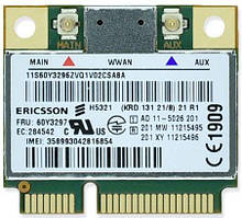 3G модем Ericsson H5321 для ноутбука Mini PCI Express Card (04W3786) б/в