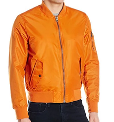 Куртка Levi's Men's Flight Satin Unfilled MA-1 Bomber - Orange (XXL)