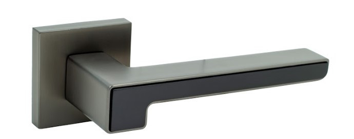 Дверна ручка Rich Art Z6208-ZR27 MSB/FB графіт/чорний (Китай)