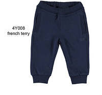 Дитячі спортивні штани для хлопчика iDO Італія 4Y008/00 Синій 74 см веснянки восени демісезонні