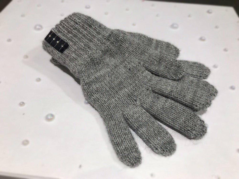 Теплі дитячі рукавички для дівчинки Margot Польща VIP Сірий весняна осінка демісезонна