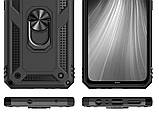 Ударостійкий чохол Serge Ring під магнітний тримач для Xiaomi Redmi Note 8T, протиударний чохол (синій), фото 10