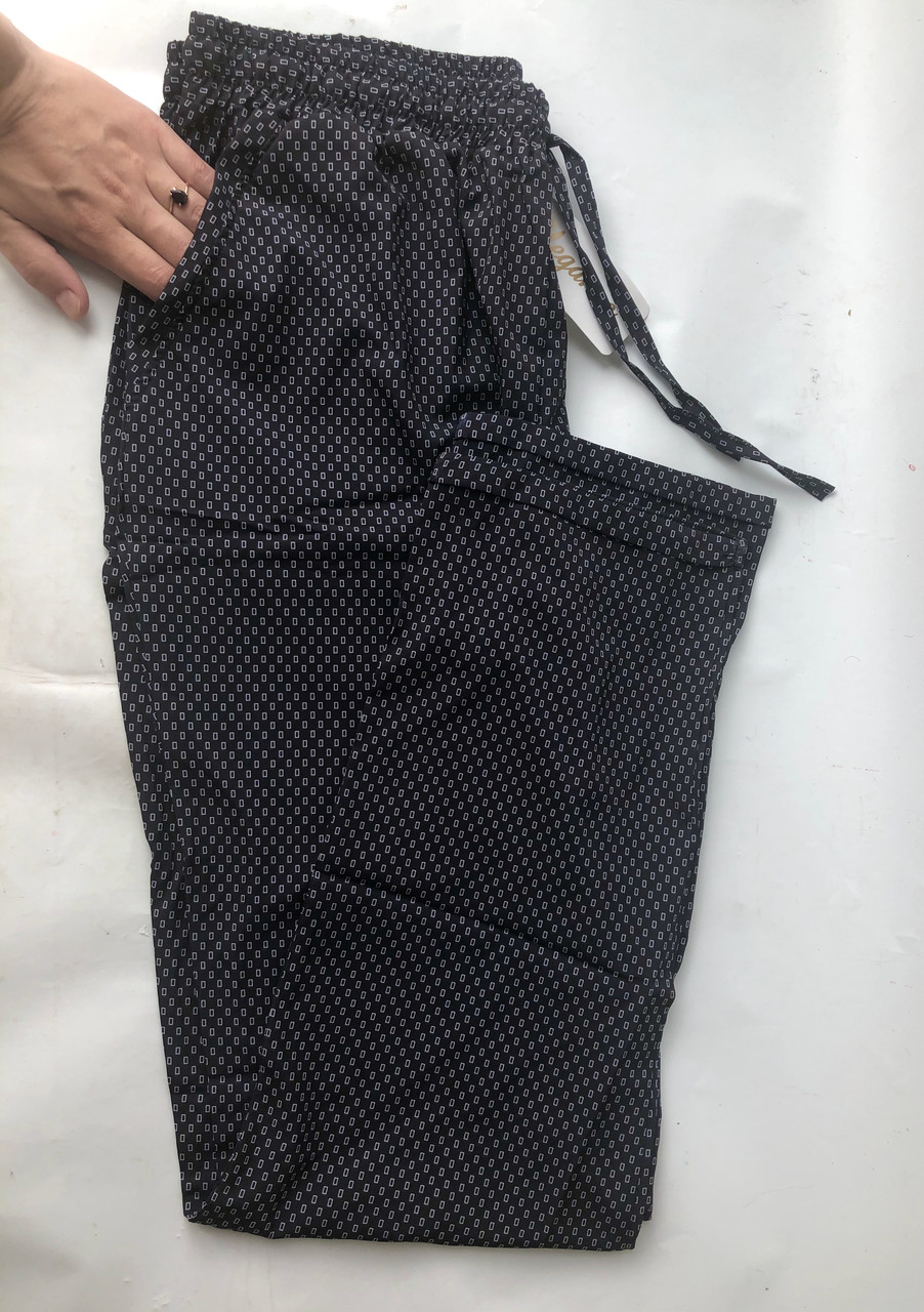 БАТАЛЬНІ літні штани N°17/3 чорний