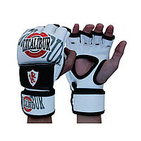Рукавички MMA Excalibur 670 білий/чорний