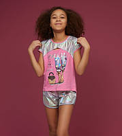 Стильний літній костюм для дівчаток 5-13 років Туреччина Little star