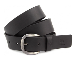 Шкіряний ремінь, чорний