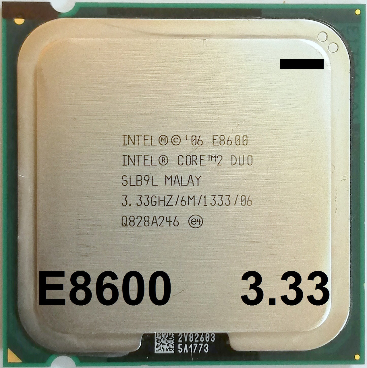 Процесор Intel Core 2 Duo E8600 E0 SLB9L 3.33 GHz 6 MB Cache 1333 MHz FSB Socket 775 Б/В - МІНУС