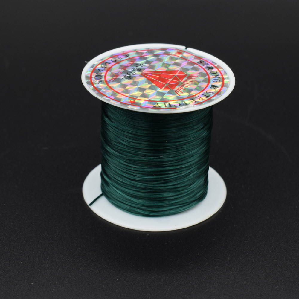 Нитка стрейч зелена темна (53815.016)