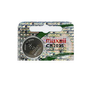 Батарейка CR2025 Maxell Lithium (3v) 1шт.