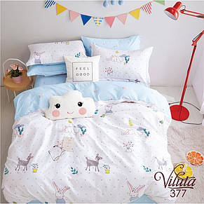 Комплект постільної білизни для немовлят Viluta Сатин Твіл на гумці, фото 1